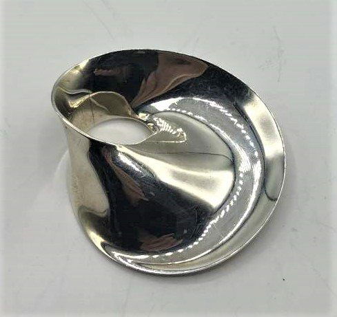 Jondell Spain .925 Mid-Century Modern Sterling Brooch (1 of 7)
