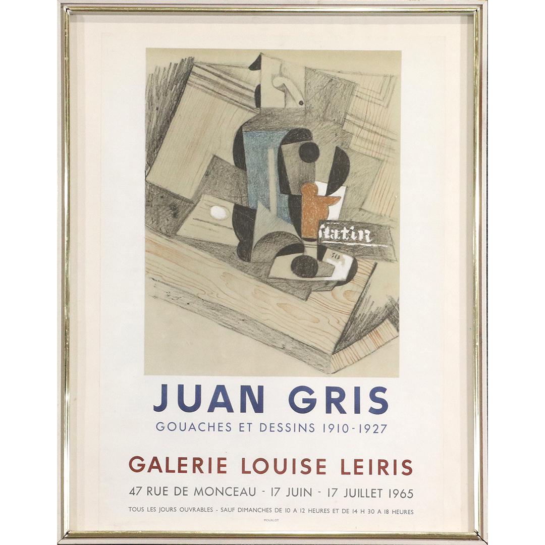 Juan Gris Exhibition Poster 1965 Original Framing (1 of 6)