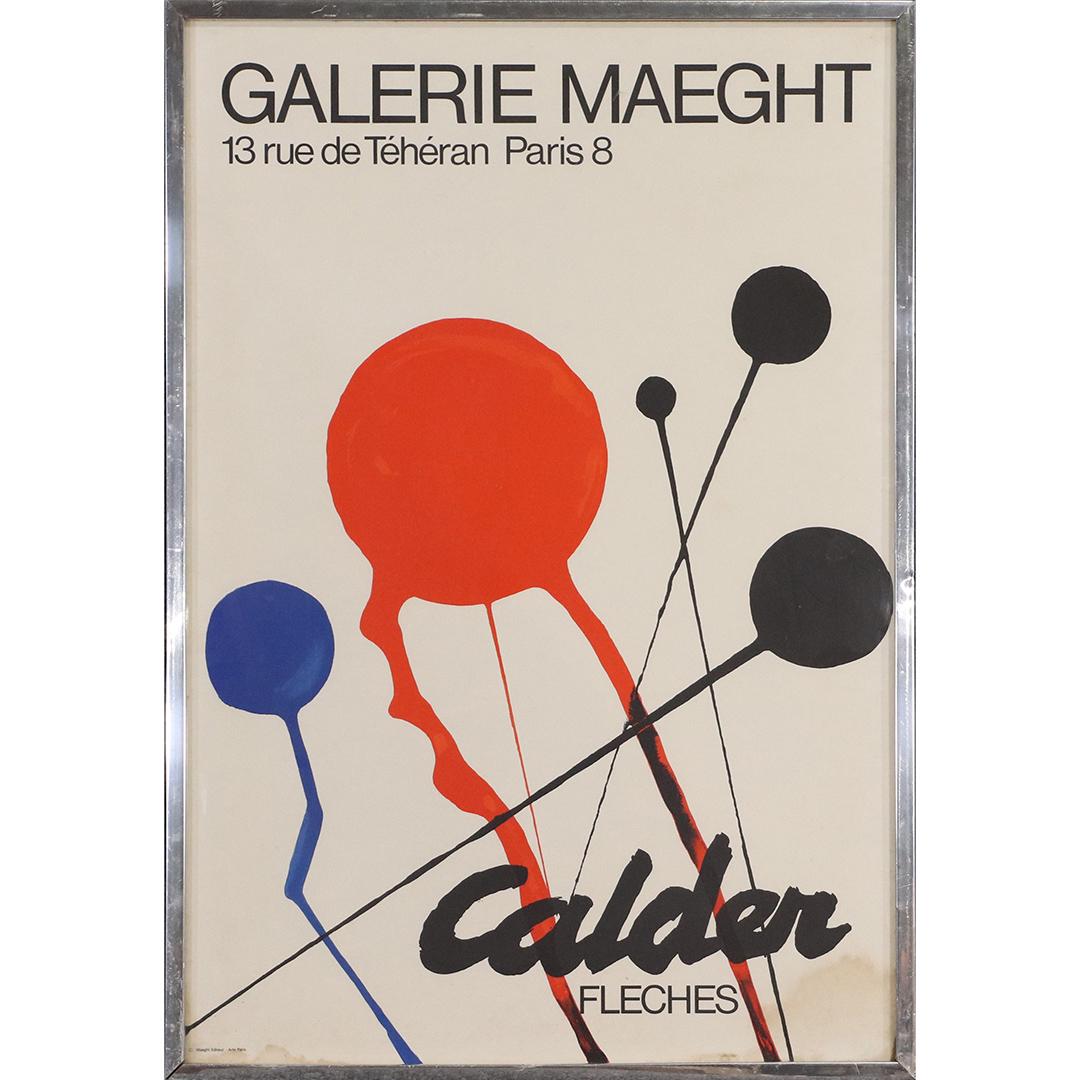 CALDER Exhibition Poster Galerie Maeght Fleeches Paris (1 of 6)