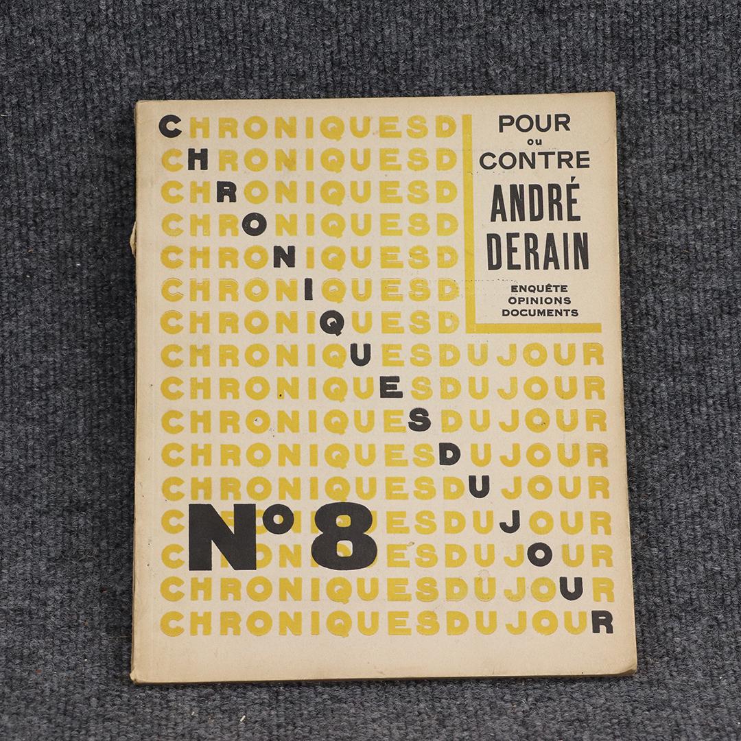 Book: Andre Derain, Chroniques Du Jour, Illustrated: Book: Andre Derain, Chroniques Du Jour, Illustrated. Vintage. size: 10.75x8.75x0.5