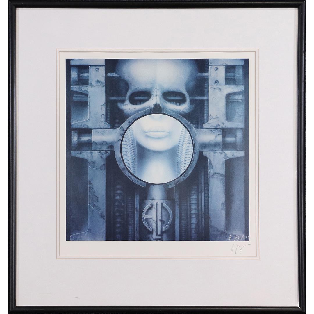 H R Giger Signed Lithograph, Brain Salad Surgery (1 of 8)