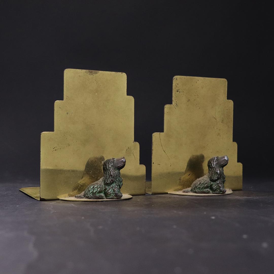 Circa 1920 English Cocker Spaniel Dog Bookends (1 of 5)