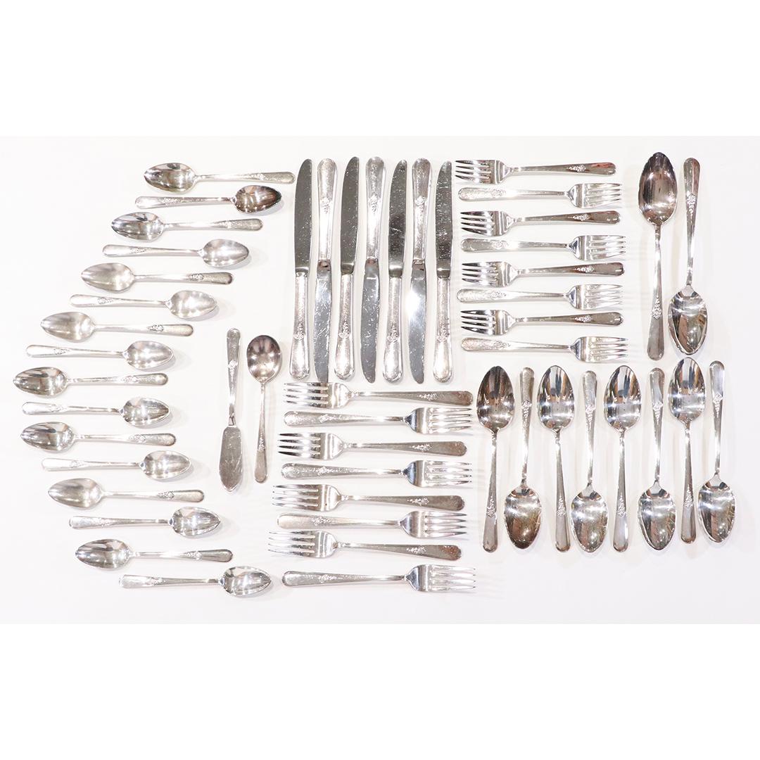 holmes and edwards inlaid silver