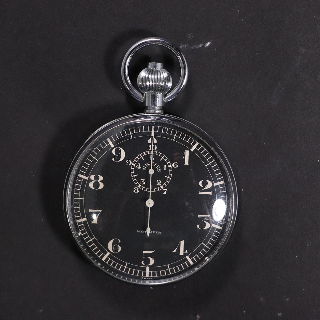 Wittnauer Vintage Chrome Stop Watch: Wittnauer Vintage Chrome Stop Watch. size: 3.25L x 2.25w