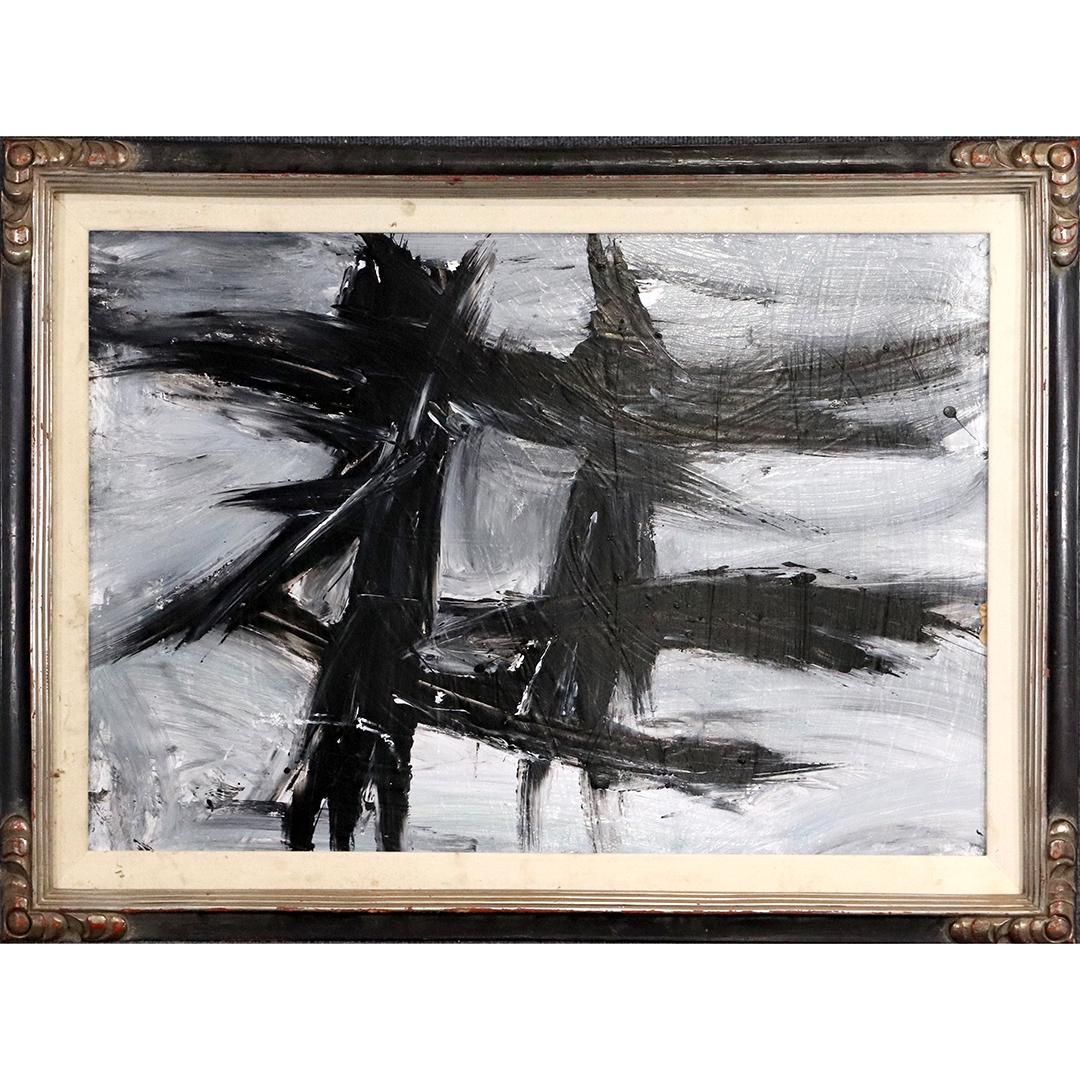Pulgini after Franz Kline, Oil/b Black Lines on White (1 of 8)