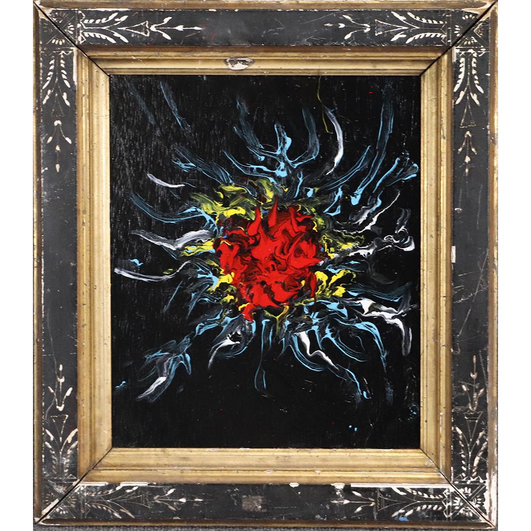 Pulgini, Mid-Century Modern O/b Abstract Meteor (1 of 8)