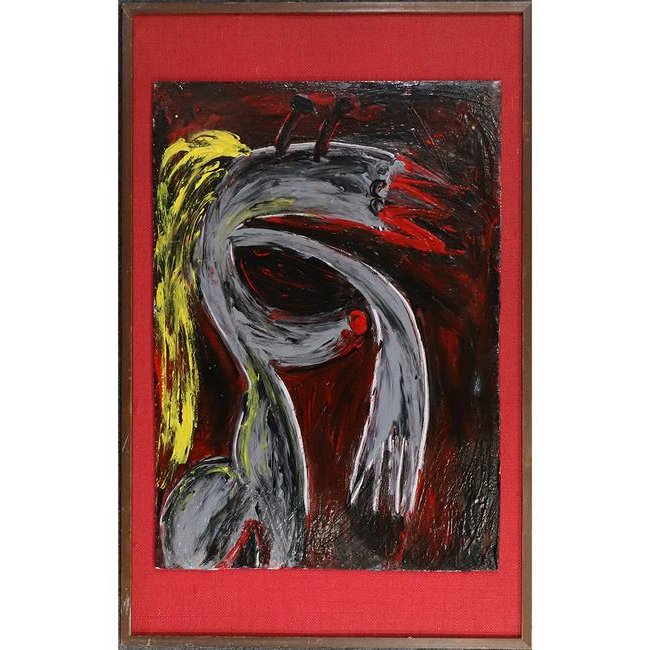 Pulgini after Wifredo Lam Oil/b Abstract Figure (1 of 10)