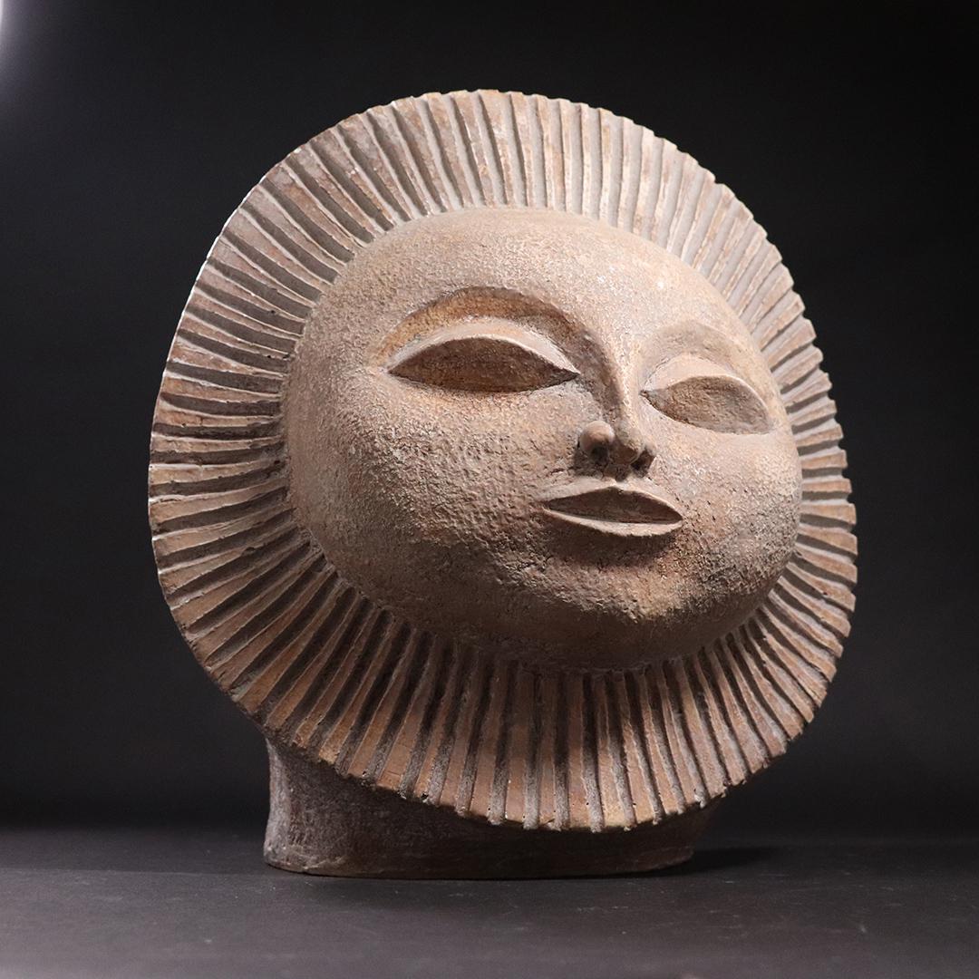 Sun Goddess Sculpture, Austin Prod. Cast Hard Plaster (1 of 6)