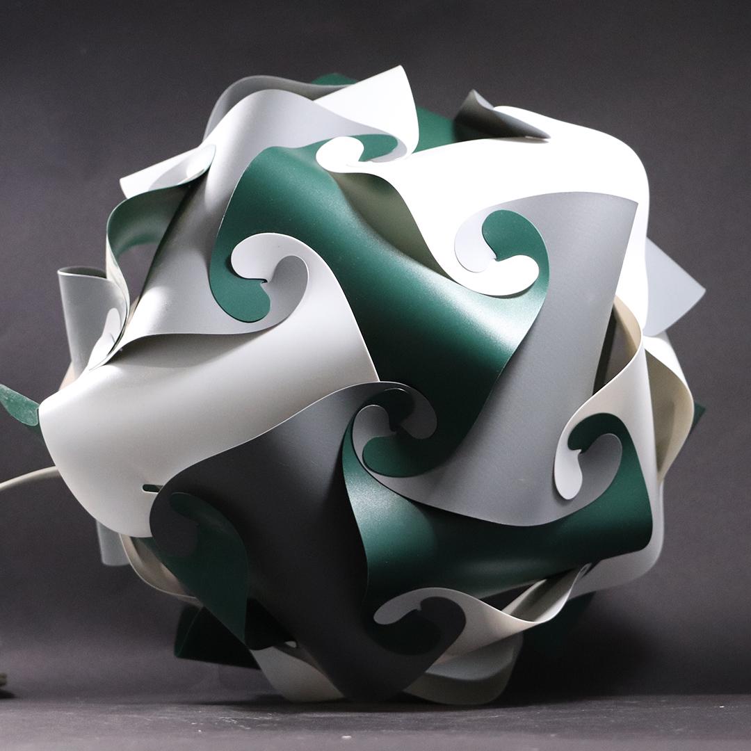 Modern Design Interlocking Vinyl Ball Hanging Fixture (1 of 5)