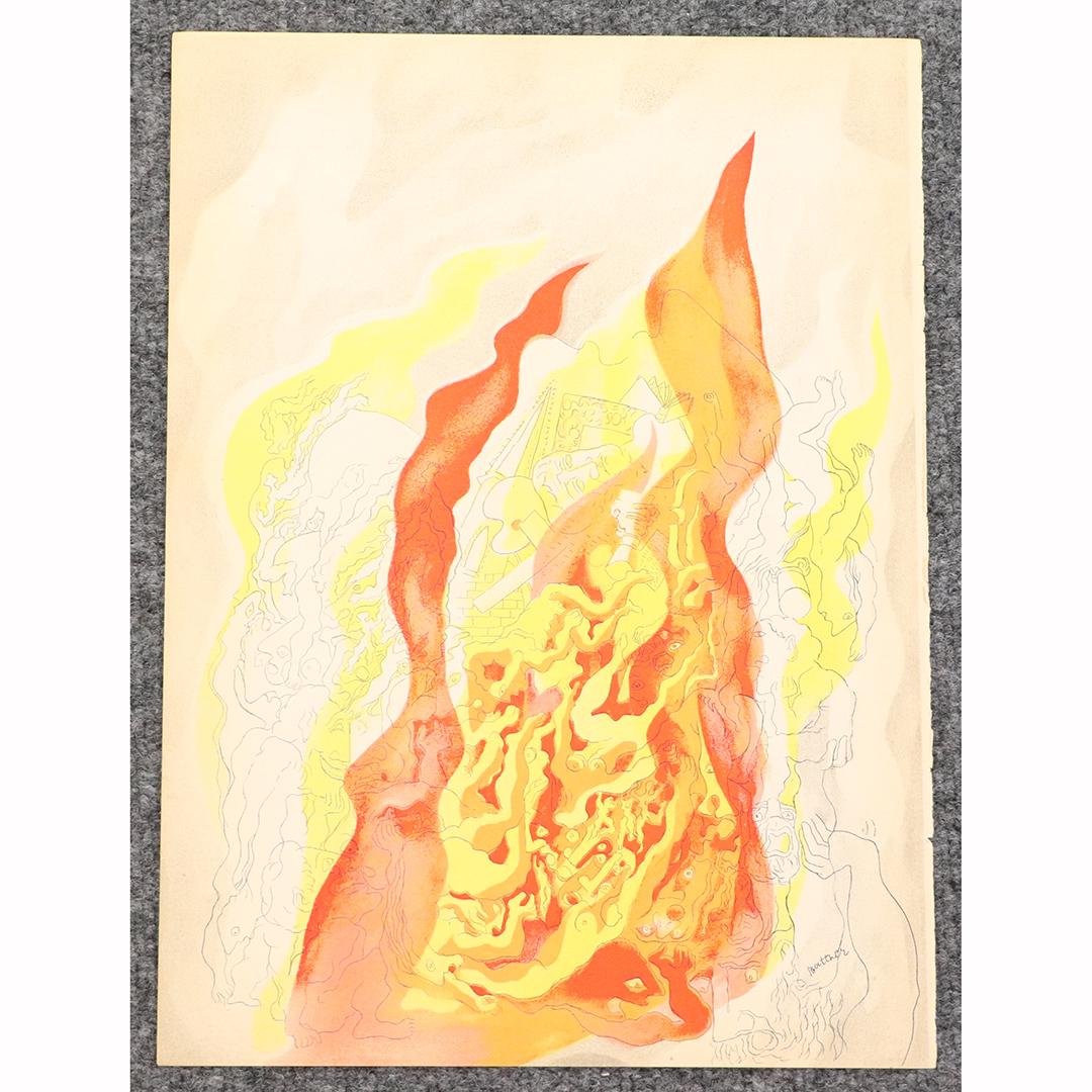 Abraham Rattner 1893-1978, Vintage Lithograph, Signed: Abraham Rattner 1893-1978, Vintage Lithograph, Signed. size: 14x10.5. ASKart: Abraham Rattner (1893 - 1978)Abraham Rattner was active/lived in New York, Pennsylvania / France. Abraham Rattner is known