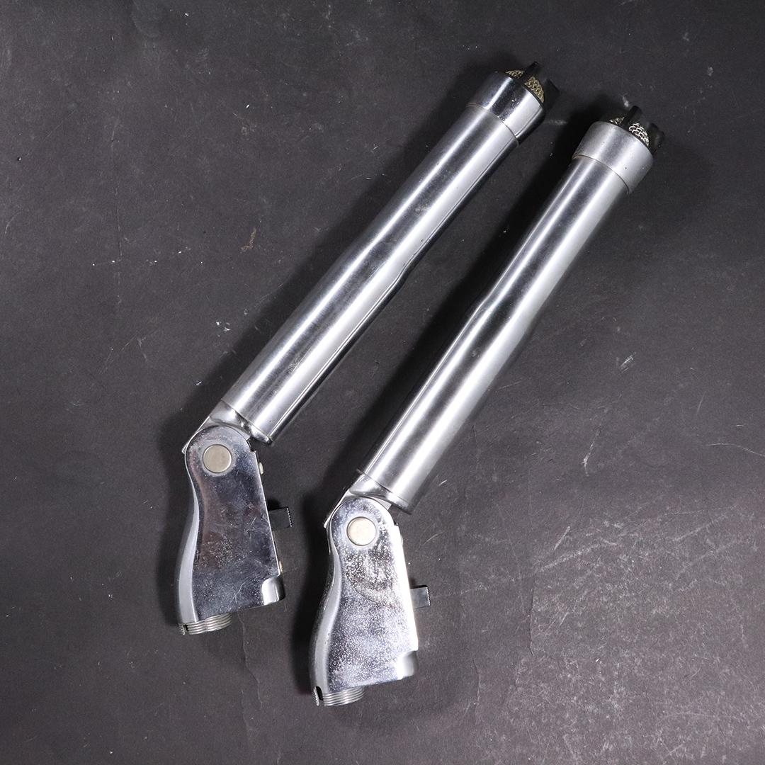 [2] 1960s Stainless Microphones Electro Voice, Slimair: [2] 1960s Stainless Microphones Electro Voice model 636, Slimair. size: 10.5L x 2w