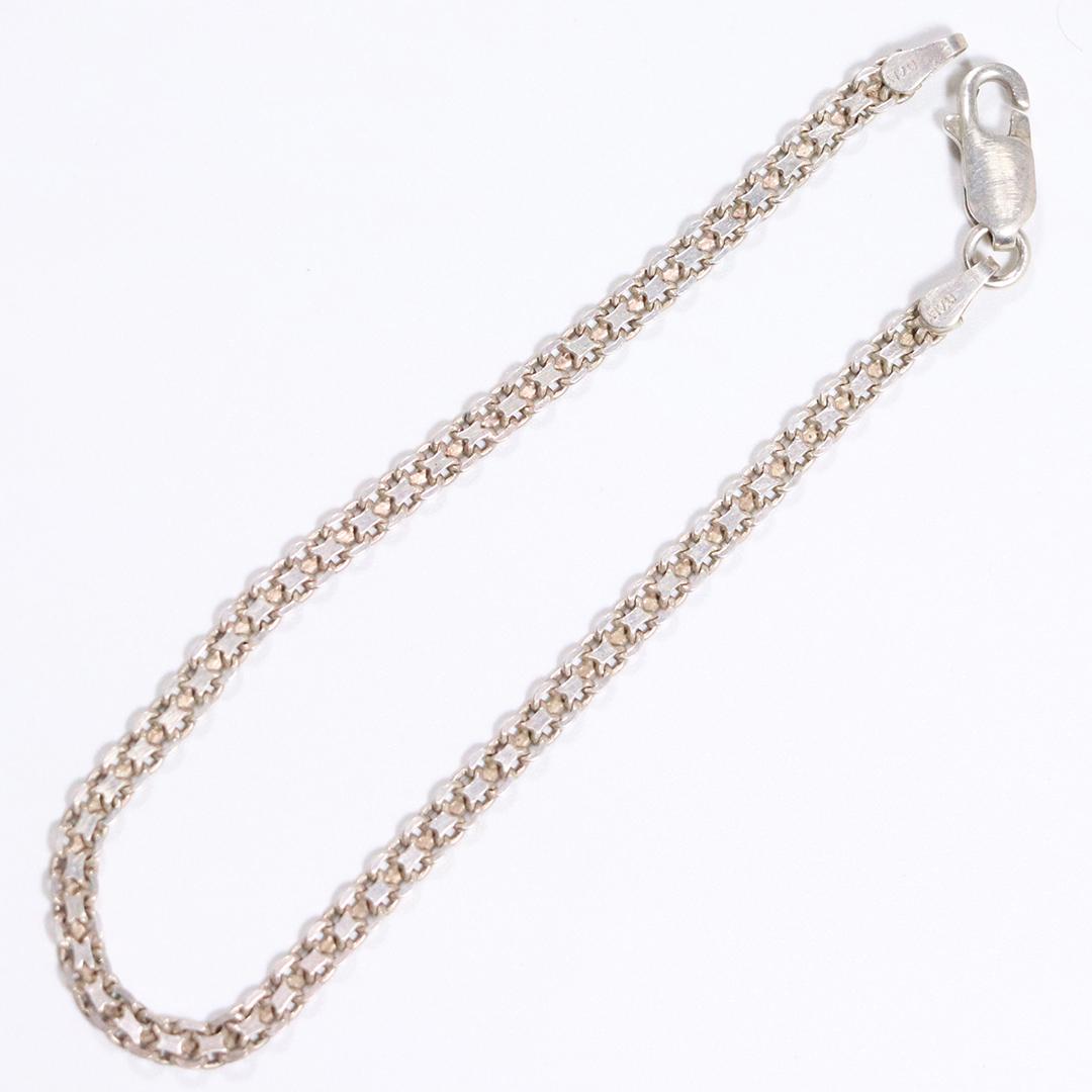 .925 Sterling Silver Mesh Style Bracelet (1 of 4)