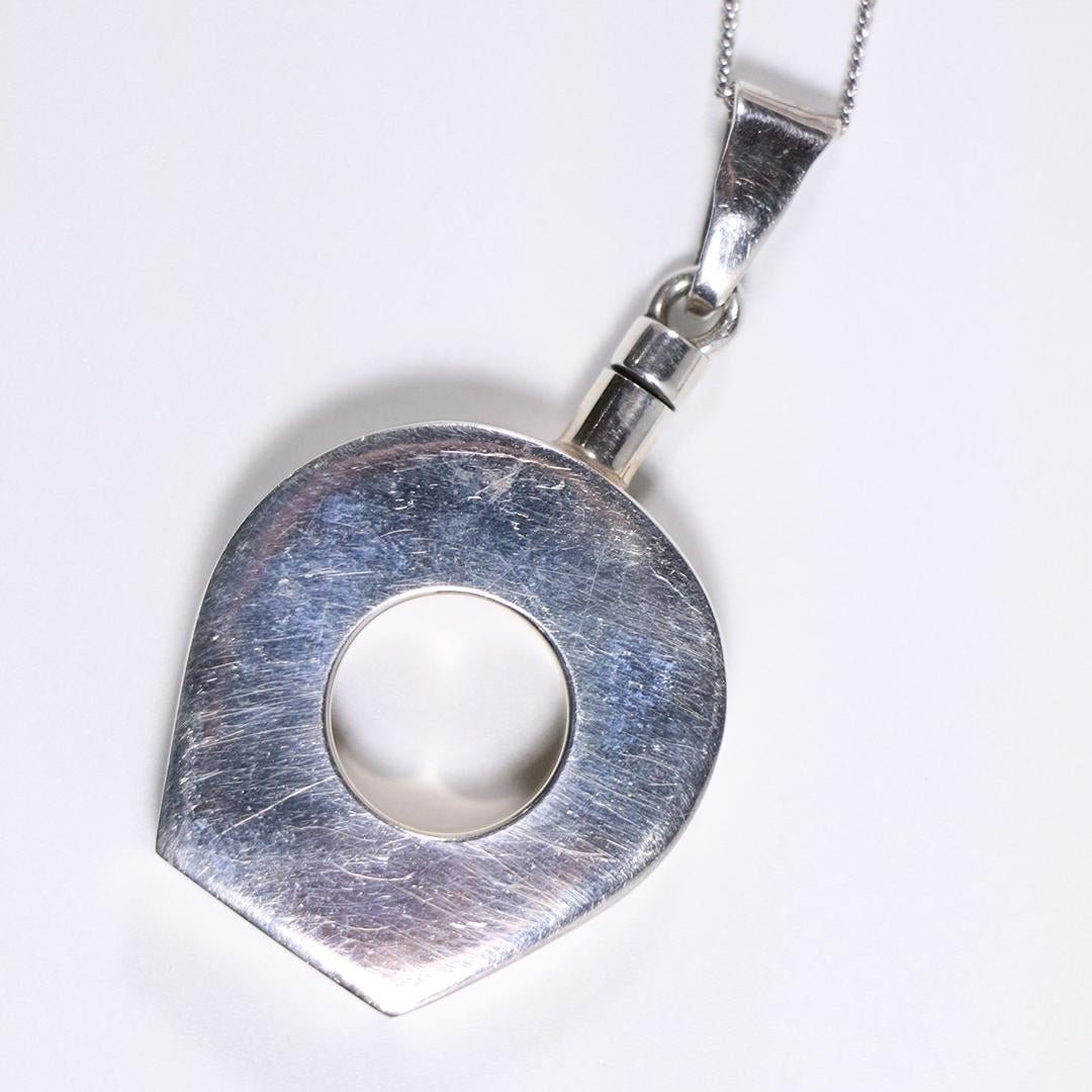 Unique .925 Sterling Silver Perfumer Pendant Necklace (1 of 4)
