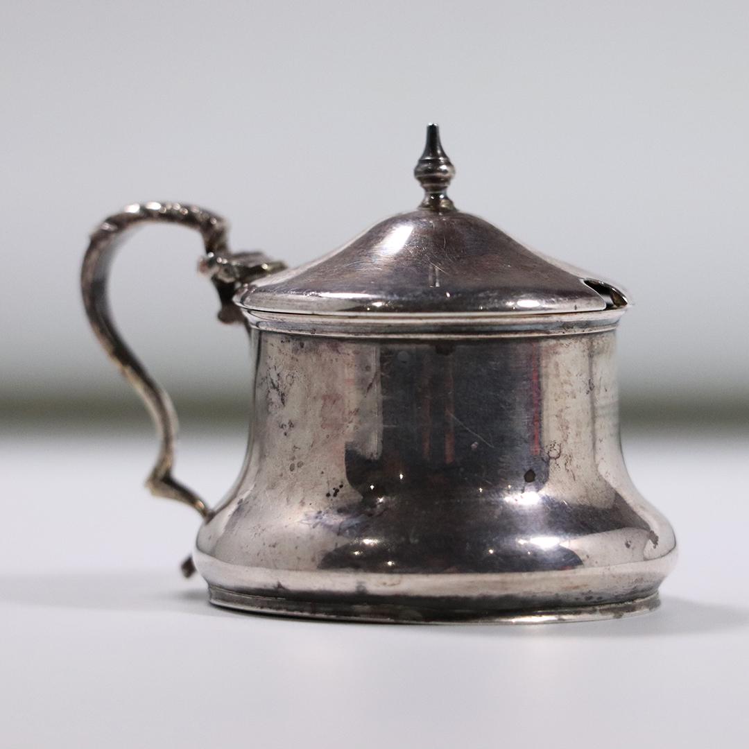 SB&SL Sterling Silver Condiment Container Lion Hallmark (1 of 7)