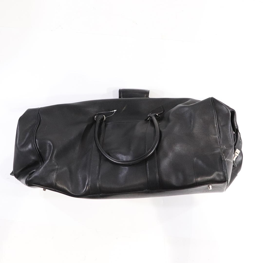 COACH - Large Black Leather Satchel Travel Bag - Clean (1 of 10)