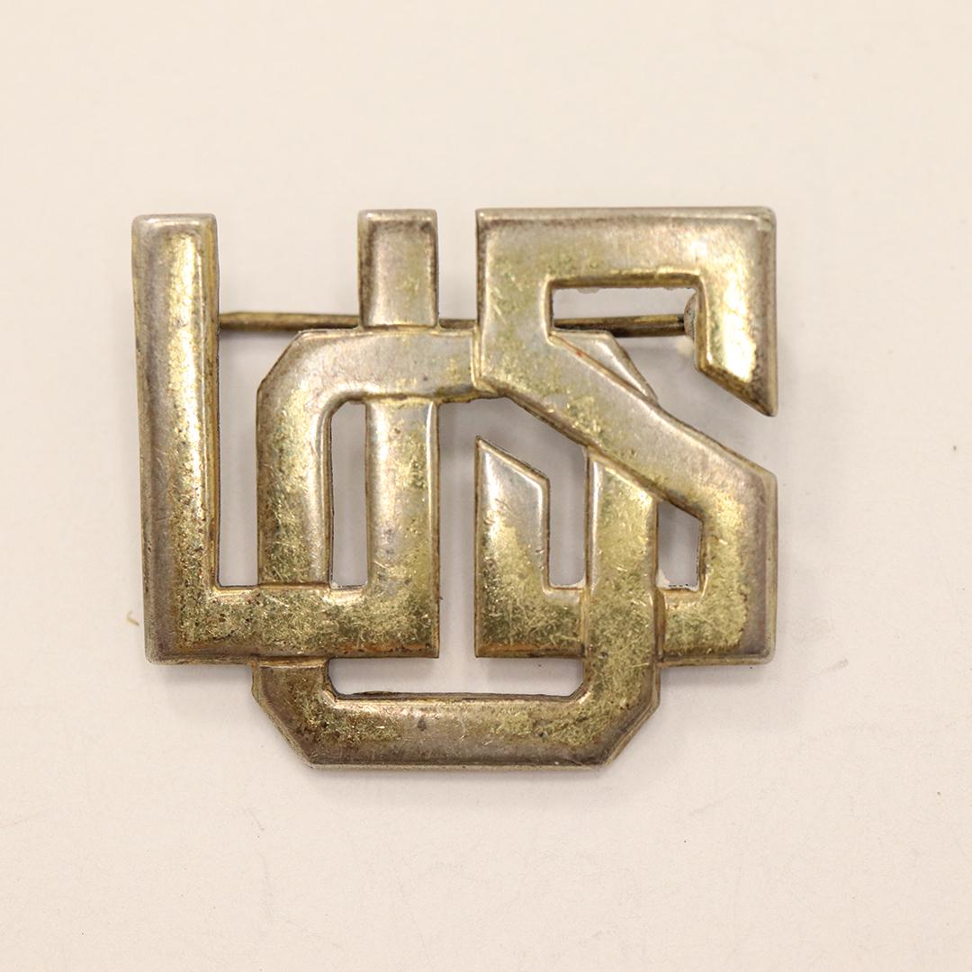 WWII Sterling Silver USO Pin United Service Oganization (1 of 5)