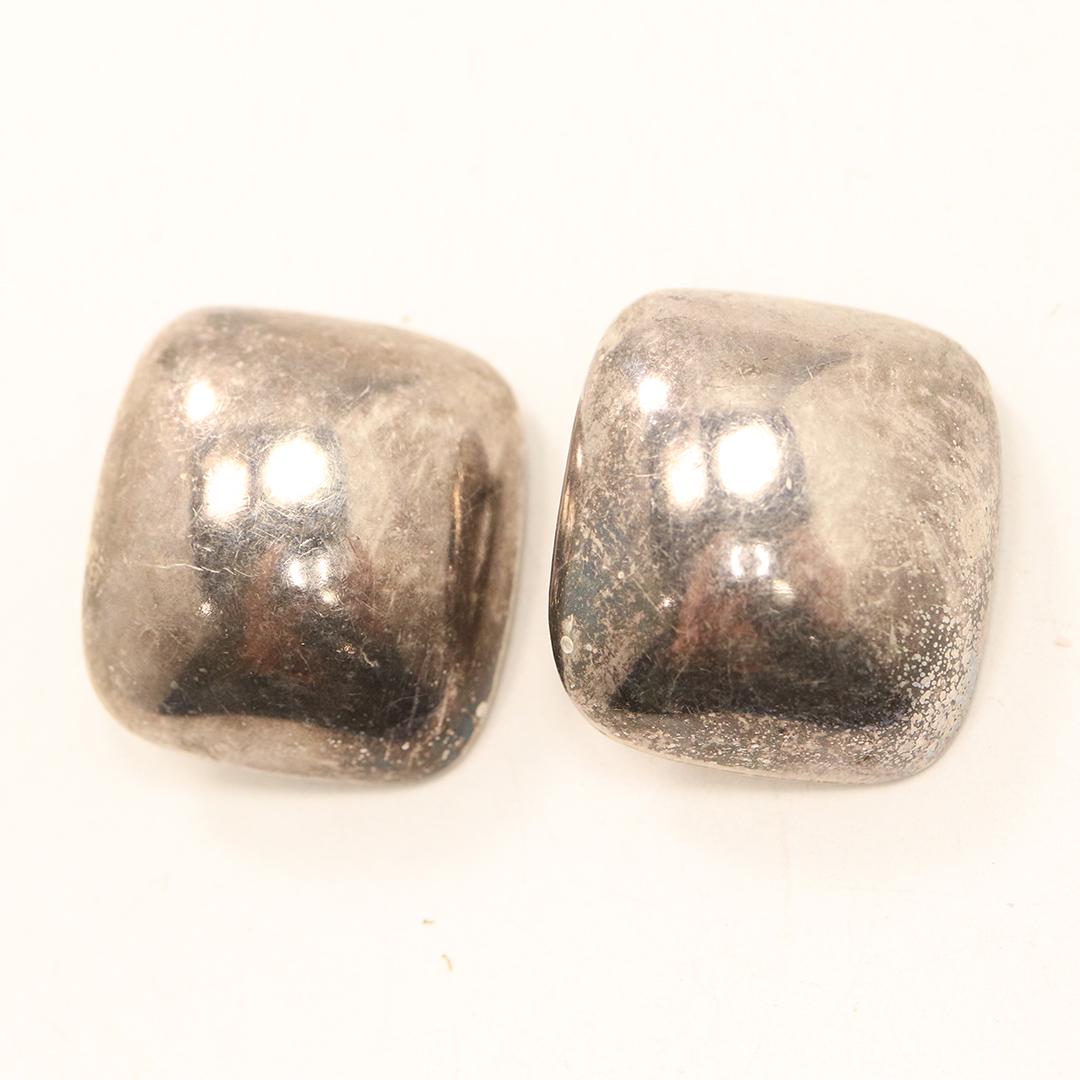 .925 Sterling Mexico Hecho En TV-41 Modernism Earrings (1 of 4)