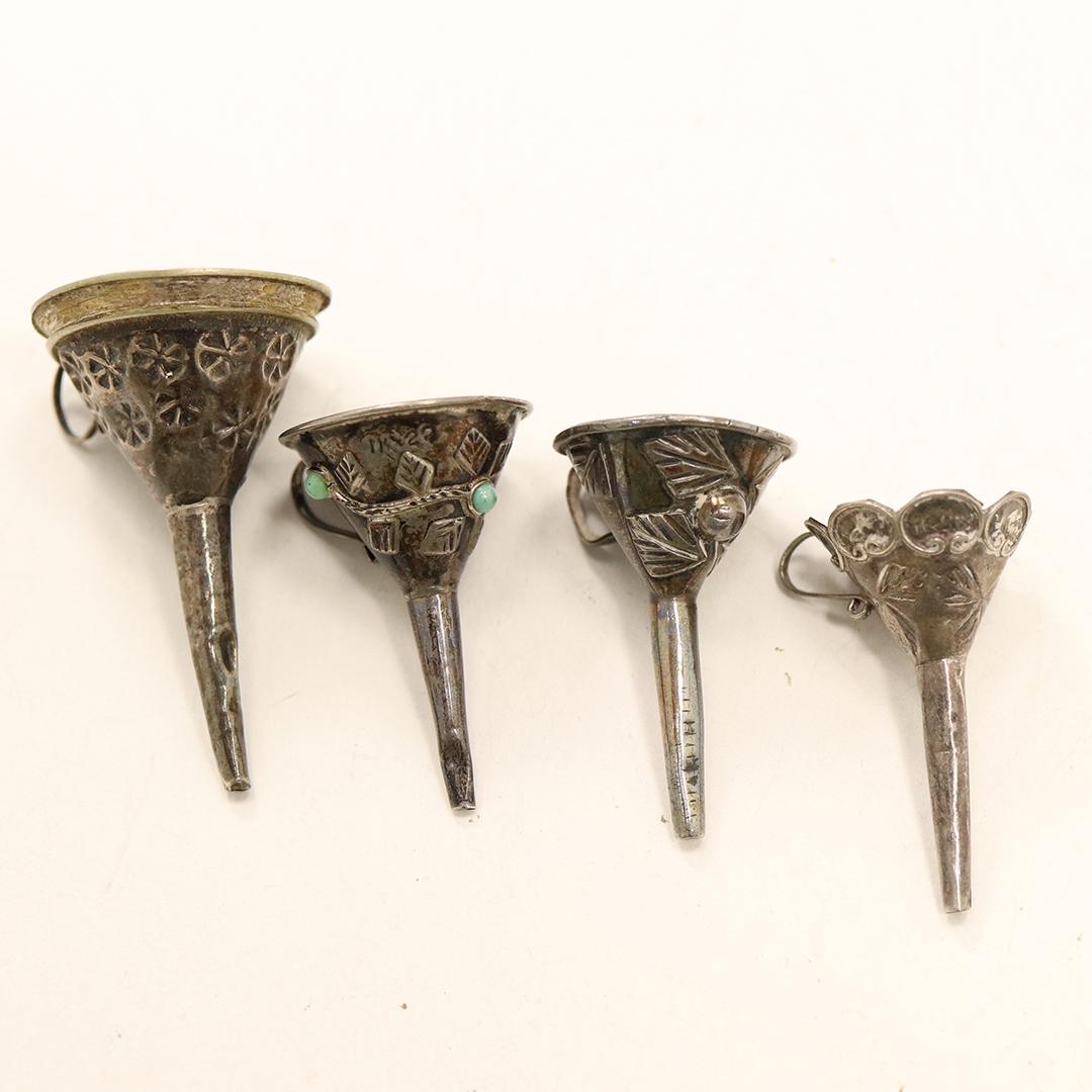 [4] Assorted Sterling Silver Taxco Mexico Funnels (1 of 7)