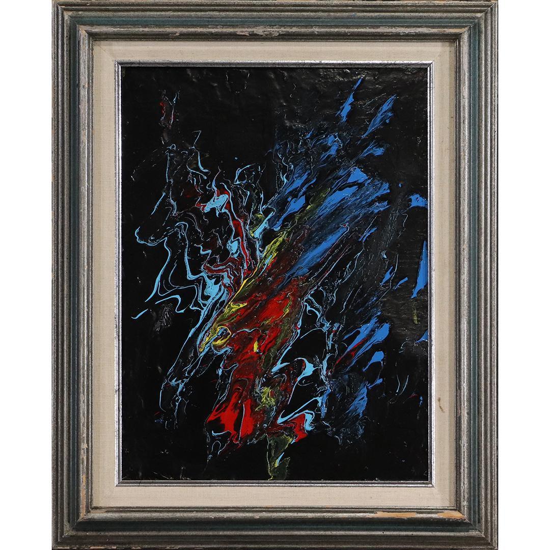 Pulgini, Mid-Century Modern Abstract Expressionism O/b (1 of 6)