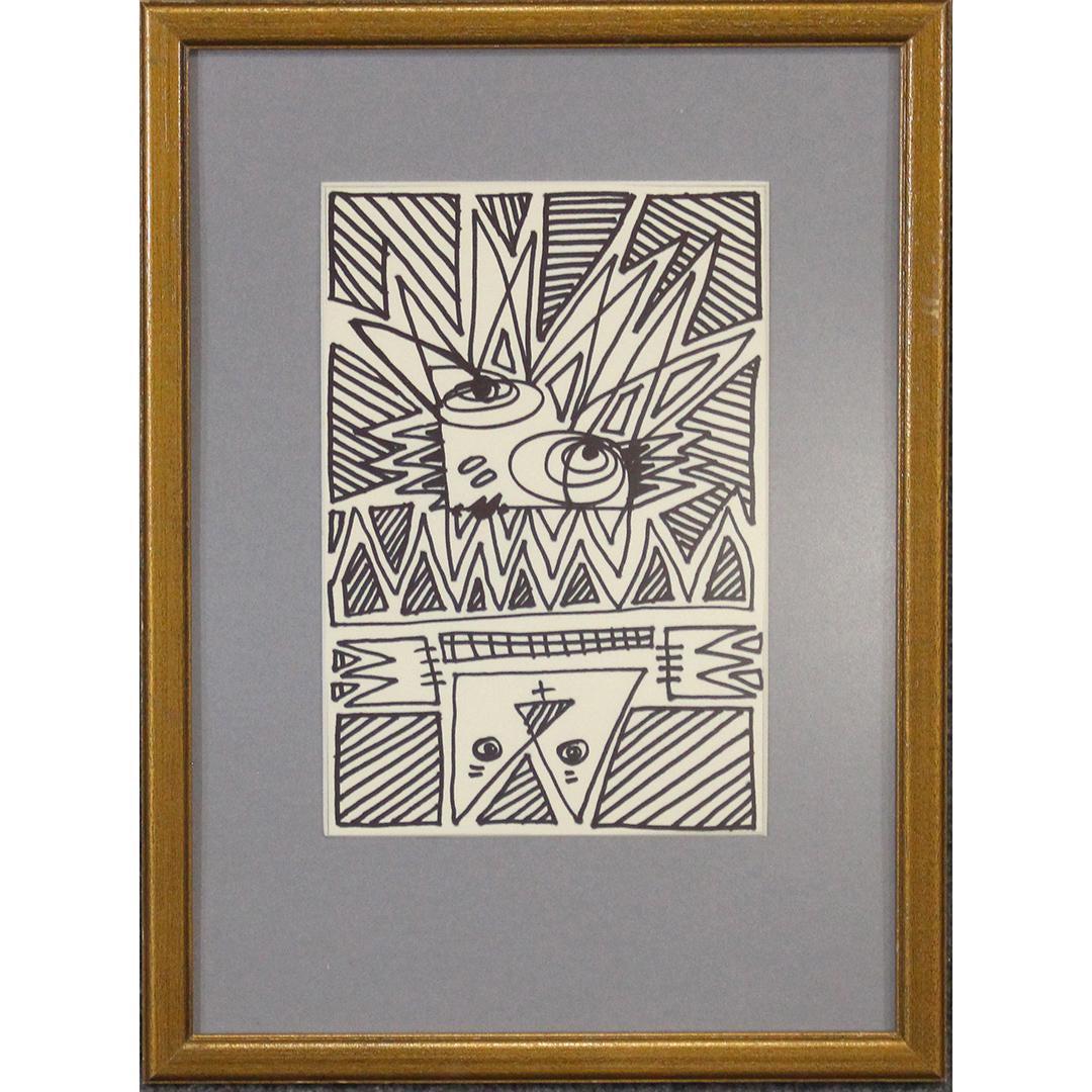 Wayne Cunningham, American, Modernism Abstract Marker (1 of 6)