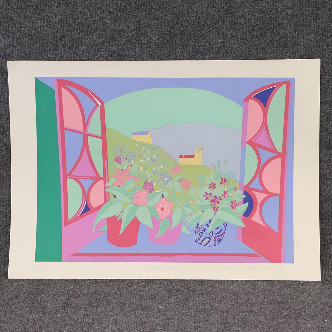 Open Window to Springtime Lithograph Pencil Signed (1 of 9)