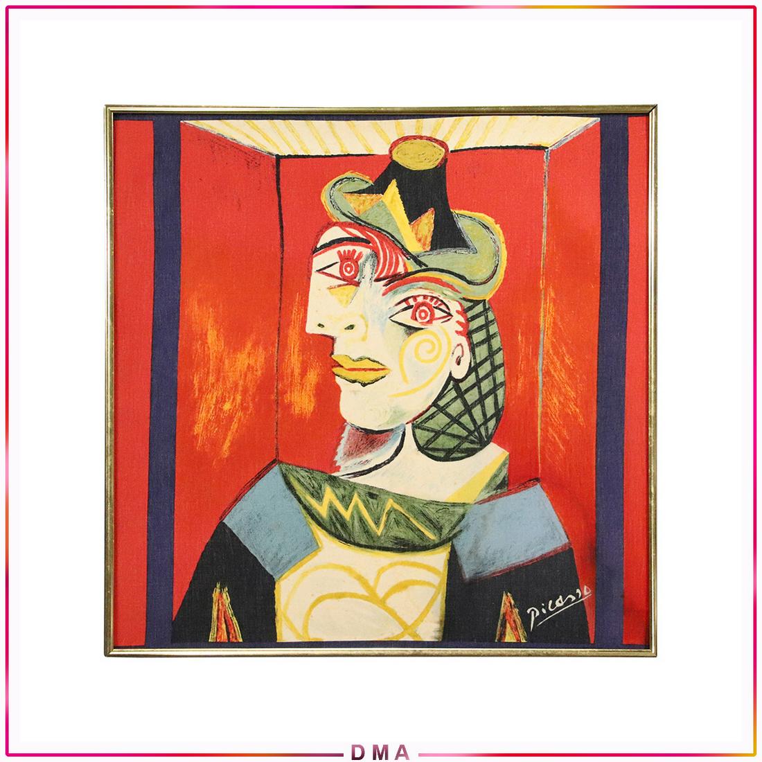 Pablo Picasso Color Lithograph Abstract Portrait Framed (1 of 8)