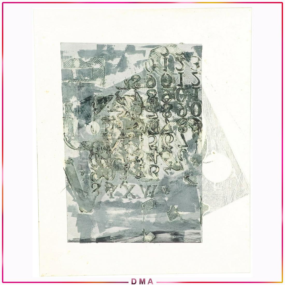 Attributed Elijah Burgher, American, Abstract Oil Board (1 of 6)