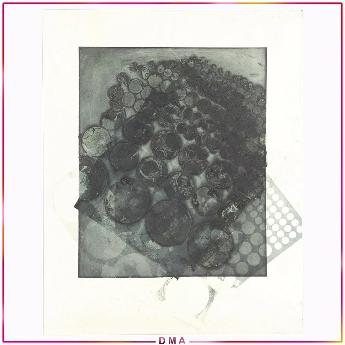 Attributed Elijah Burgher, American, Abstract Oil Board (1 of 6)