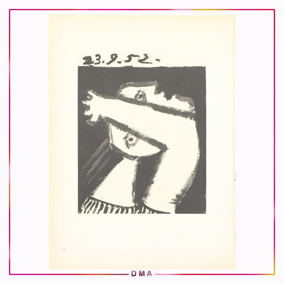 Pablo Picasso Vintage Lithograph - Double Sided (1 of 7)