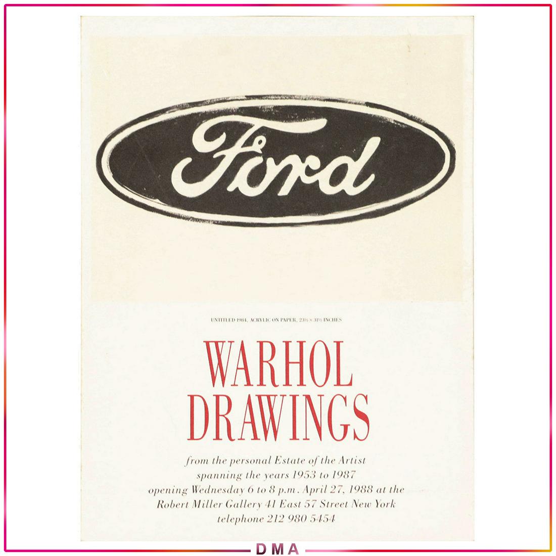 Andy Warhol Catalog circa 1988: Andy Warhol Catalog circa 1988. Size: 11x8.25