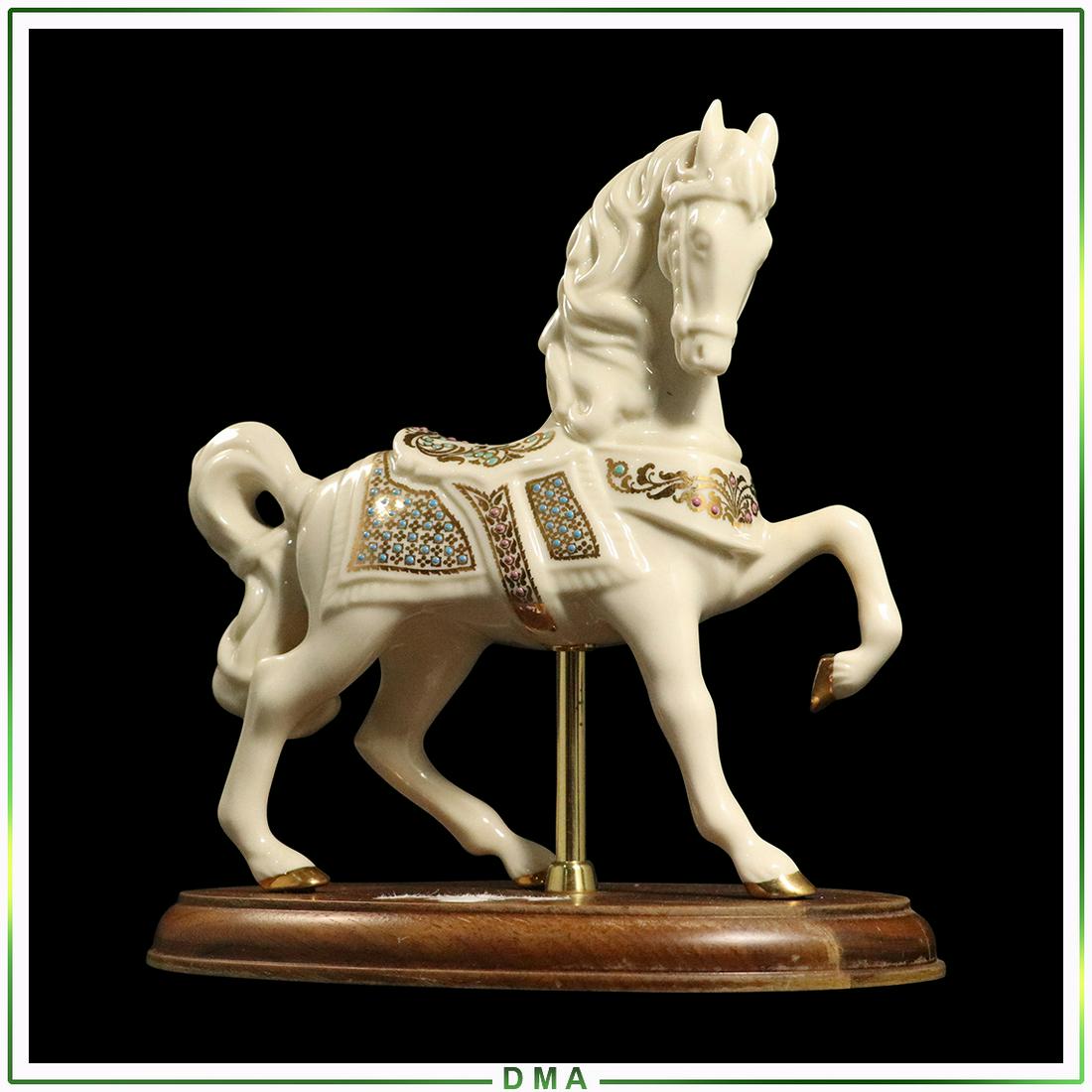 LENOX China Jewels Collection 1995 Carousel Horse: LENOX China Jewels Collection 1995 Carousel Horse figure. Size: 8.25h x 8.25w