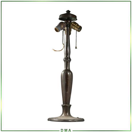 Handel Vintage Table Lamp Base, Felt Label, 3 Socket