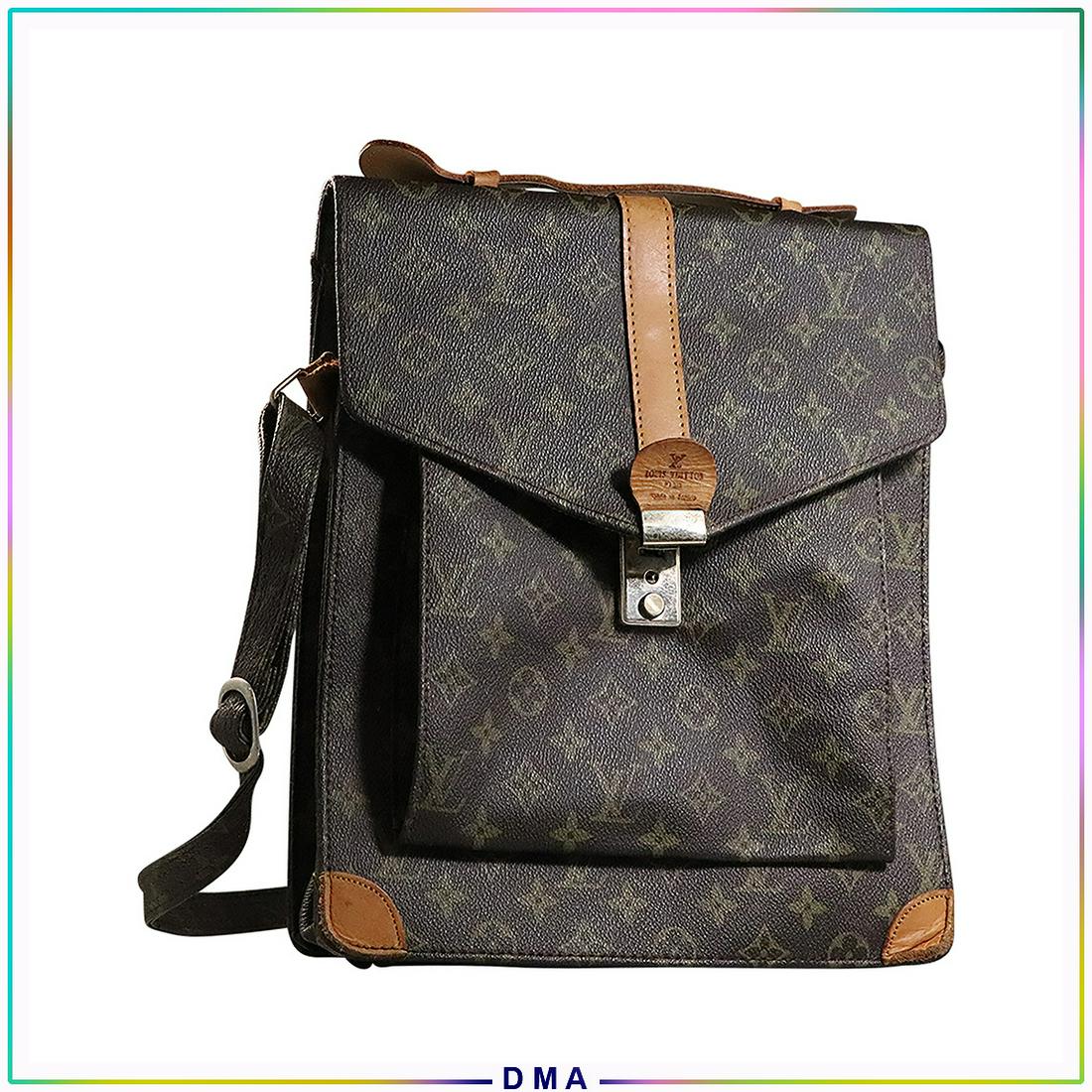 Louis Vuitton Shoulder Strap Satchel, As-Is: Louis Vuitton Shoulder Strap Satchel, As-Is shows a hole. Authenticity uncertain. Size: 13L x 11w