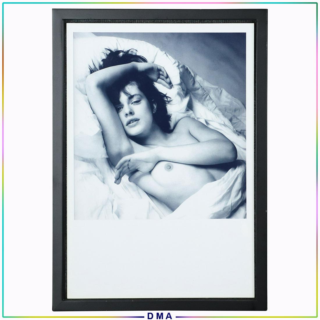 Richard Avedon(after); Photograph Nastassja Kinski: Richard Avedon(after); Photograph Nastassja Kinski. Black and white photograph. Oversized. Young Nastassja Kinski. After Richard Avedon. Later printing; 19in. X 13in.(image), 21in. X 15in.(outside fra