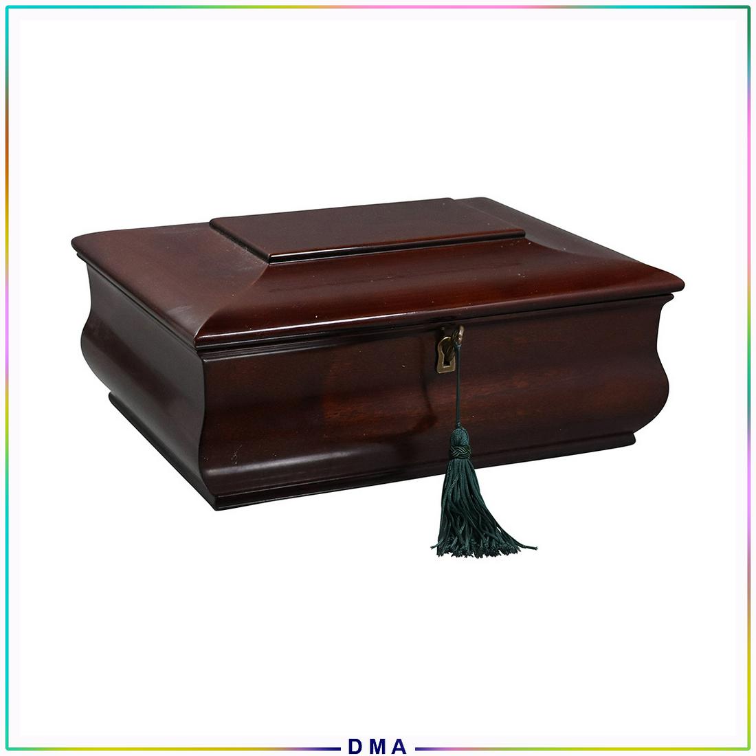 Mahogany Fitted Interior Jewelry Box Bombay Company (1 of 9)