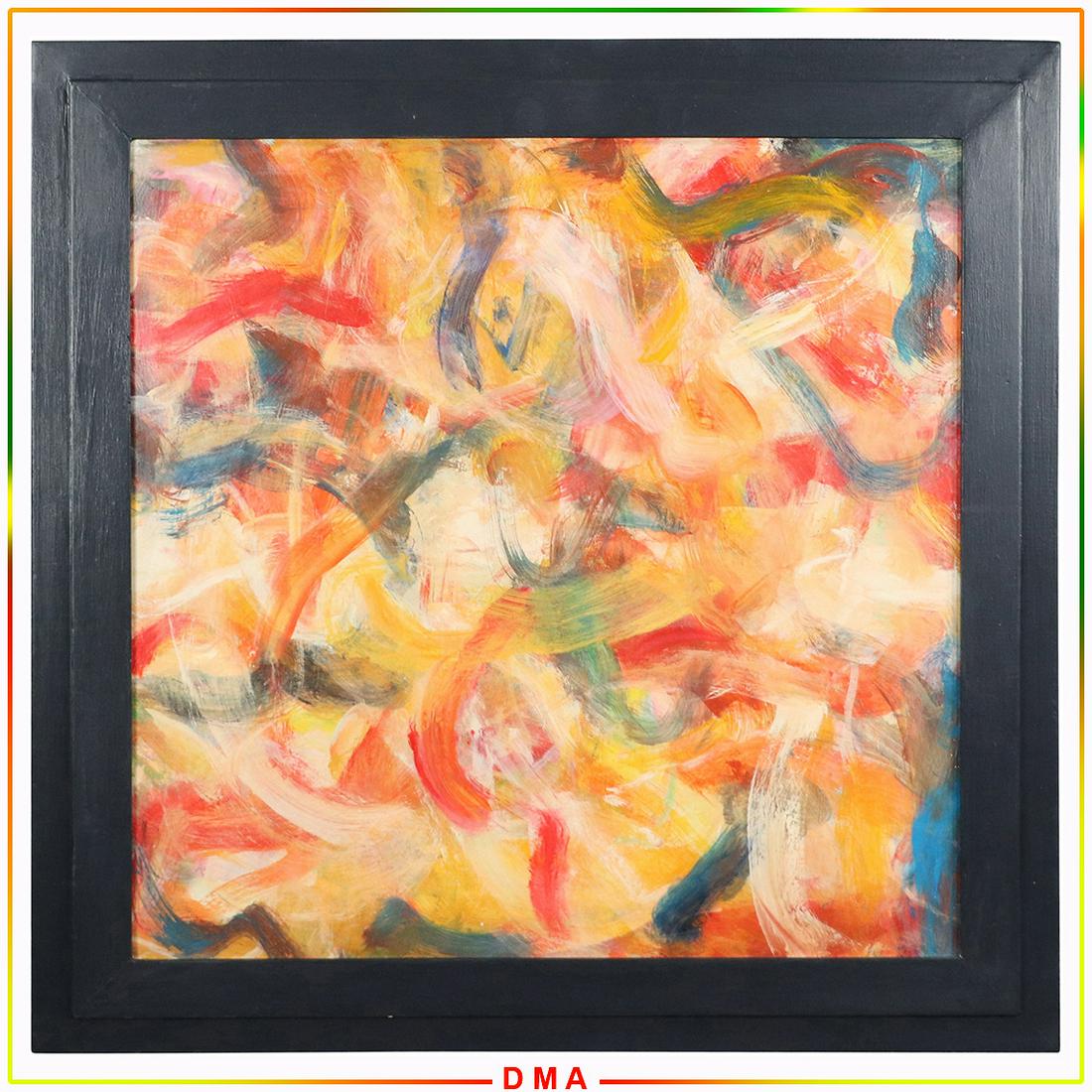 after De Kooning; Abstract Oil on Board Painting (1 of 6)
