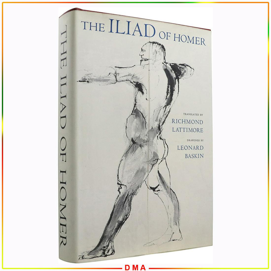 Signed Leonard Baskin First Edition 1962 Illiad Homer (1 of 7)