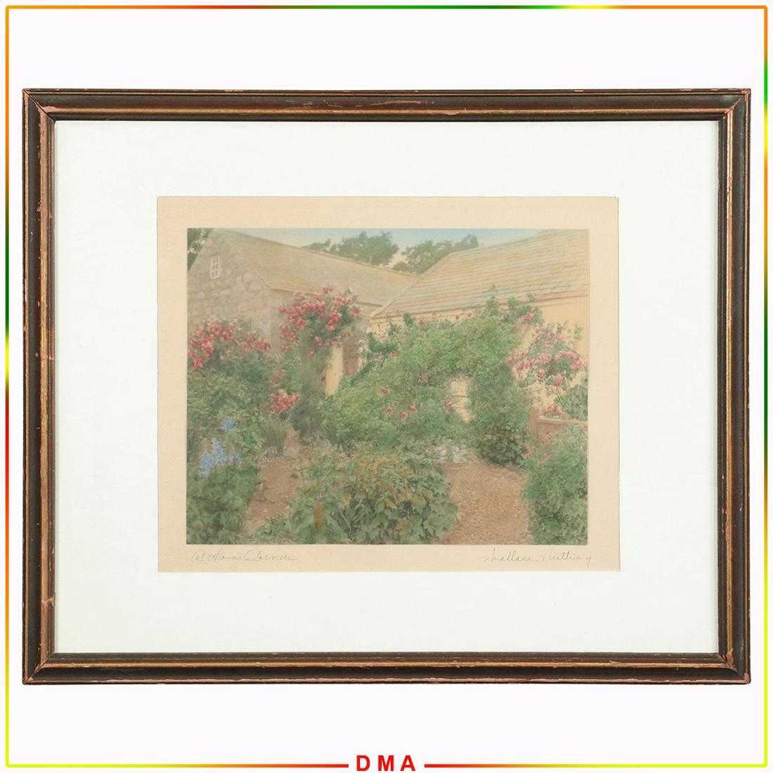 Wallace Nutting "A Home Corner" Print, Framed (1 of 8)