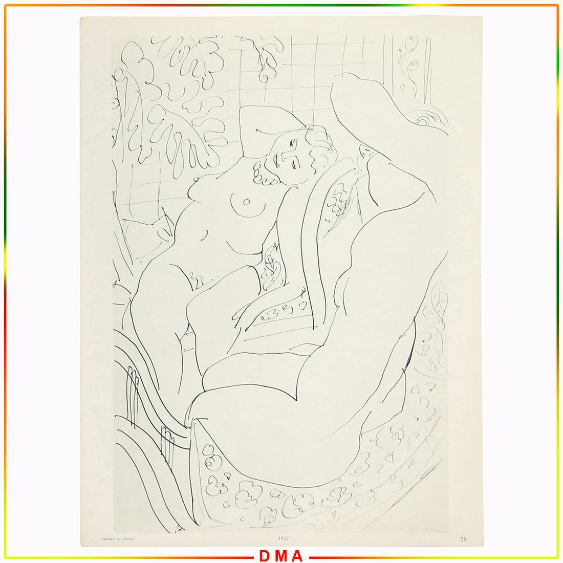 Pablo Picasso Vintage Lithograph Reclining Nudes (1 of 8)