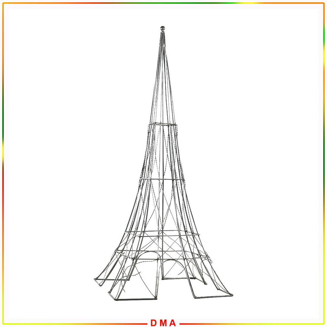 42 in. Height Eifel Tower Metal Wire Sculpture (1 of 7)