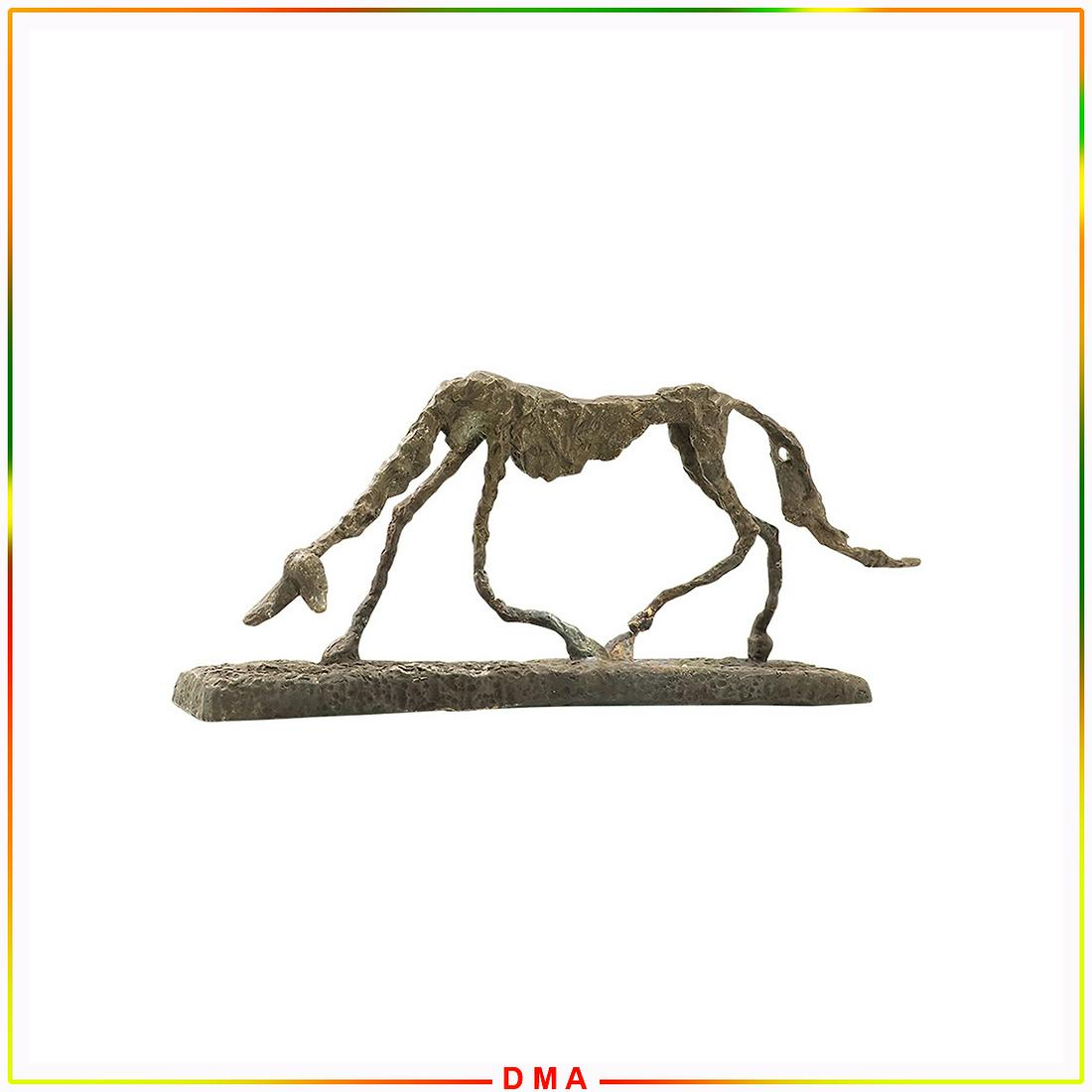 Giacometti, Signed Bronze Dog Figure Sculpture (1 of 8)