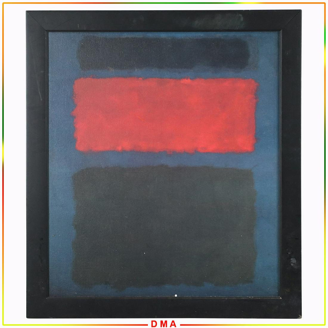 Mark Rothko, Giclee on Canvas, Red and Black Abstract (1 of 6)