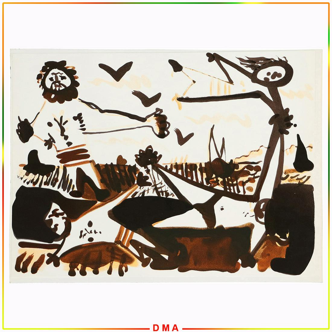 Pablo Picasso Vintage Lithograph - "Petrouchka" (1 of 7)