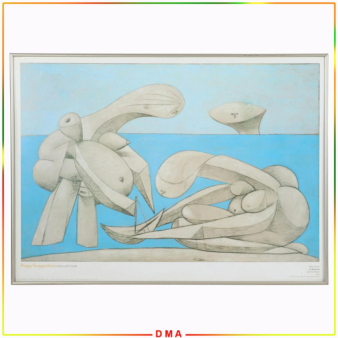 Pablo Picasso Framed Poster " La Baignade" On The Beach (1 of 9)