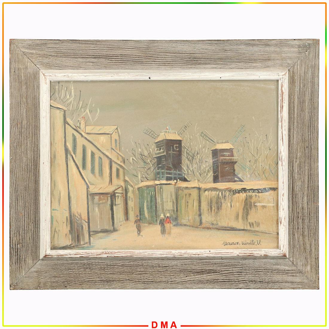 Maurice Utrillo, Vintage Lithograph on Thick Board (1 of 7)