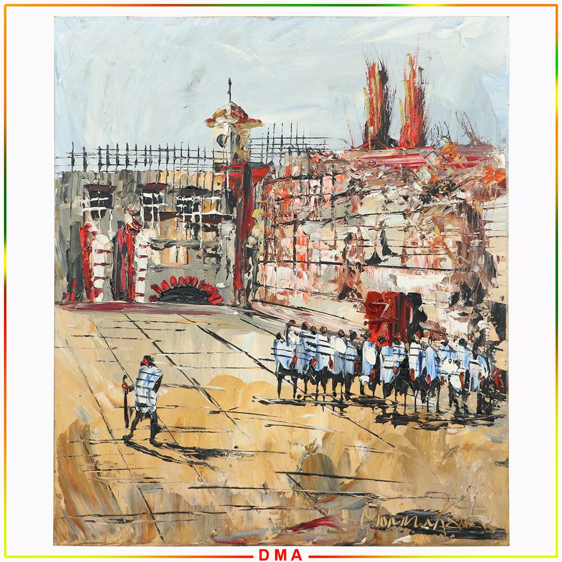 Morris Katz 1977, Jewish-American, Jerusalem Wall (1 of 6)