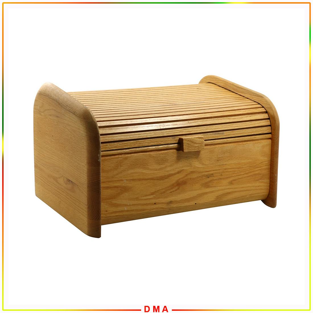 Mid-Century Design Roll Top Kitchen Bread Box (1 of 8)