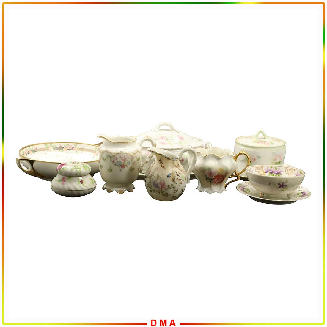 11 Assorted Antique Porcelain: Austria Rosenthal Nippon (1 of 14)