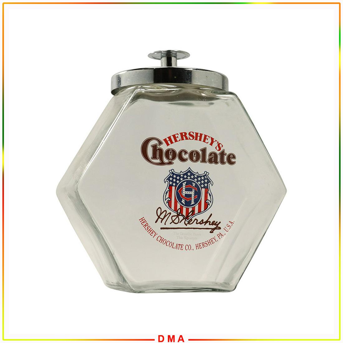 Hershey's Chocolate Country Store Jar Signed MS Hershey (1 of 5)