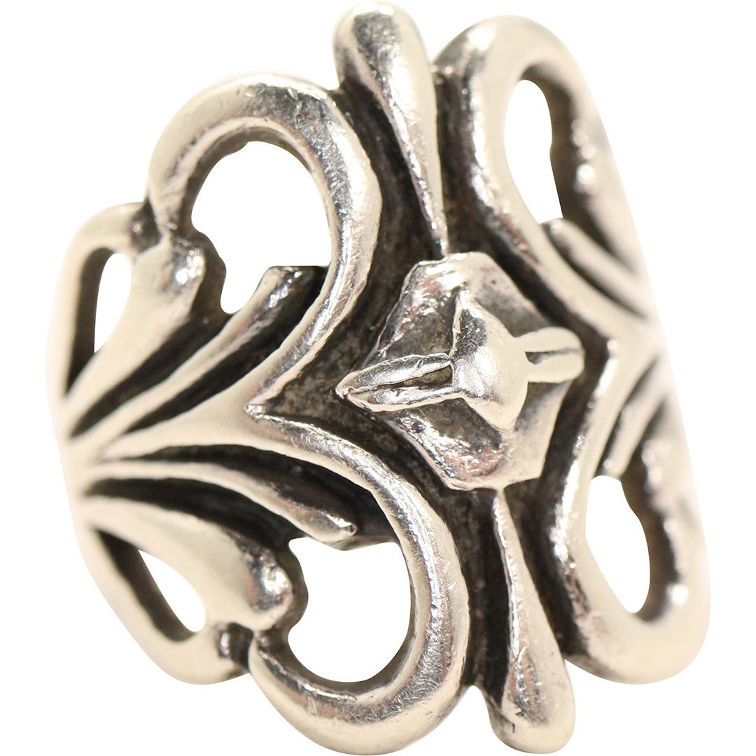 .925 Sterling Silver Large Celtic Cross Ring Size 7.5: .925 Sterling Silver Large Celtic Cross Ring Size 7.5; Marked: .925, size 7/8 in. x 1 in.